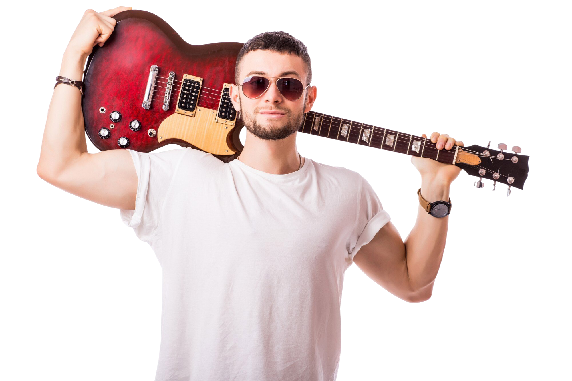 Musico con guitarra